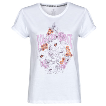 textil Dame T-shirts m. korte ærmer Volcom RADICAL DAZE TEE Hvid