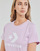 textil Dame T-shirts m. korte ærmer Converse Star Chevron Center Front Tee Lys / Ametyst