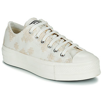 Sko Dame Lave sneakers Converse Chuck Taylor All Star Lift Festival Broderie Ox Beige