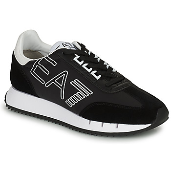 Sko Lave sneakers Emporio Armani EA7 BLACK&WHITE VINTAGE Sort / Hvid