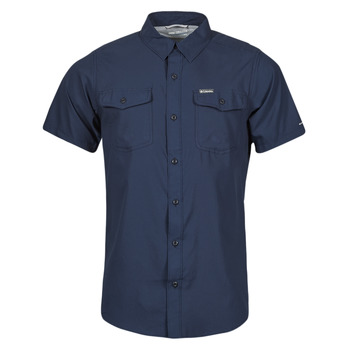 textil Herre Skjorter m. korte ærmer Columbia Utilizer II Solid Short Sleeve Shirt Marineblå