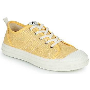 Sko Dame Lave sneakers Pataugas ETCHE Okker / Guld