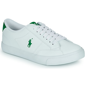 Sko Børn Lave sneakers Polo Ralph Lauren THERON IV Hvid / Grøn