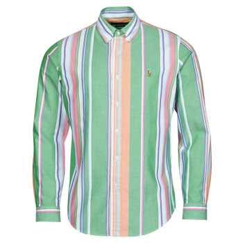 textil Herre Skjorter m. lange ærmer Polo Ralph Lauren Z216SC31 Flerfarvet / Grøn / Pink / Flerfarvet