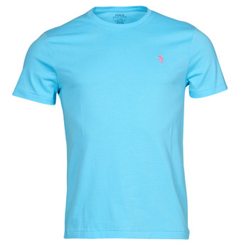 textil Herre T-shirts m. korte ærmer Polo Ralph Lauren K221SC08 Blå / French / Turkis
