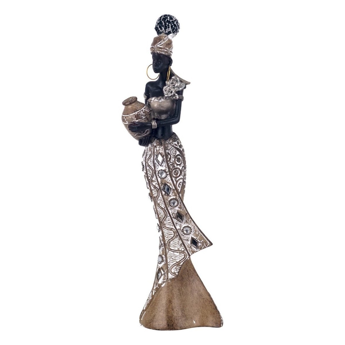 Indretning Små statuer og figurer Signes Grimalt Afrikansk Figur Sort