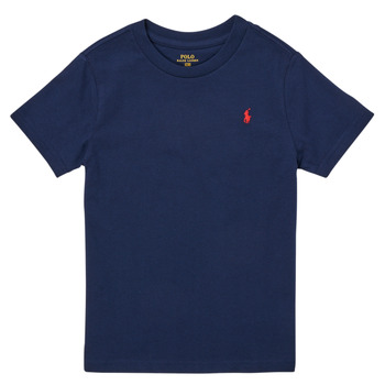 textil Børn T-shirts m. korte ærmer Polo Ralph Lauren LELLEW Marineblå