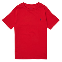 textil Dreng T-shirts m. korte ærmer Polo Ralph Lauren NOUVILE Rød