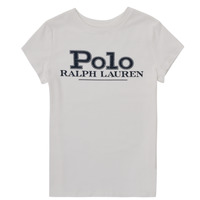 textil Pige T-shirts m. korte ærmer Polo Ralph Lauren CIMEZO Hvid