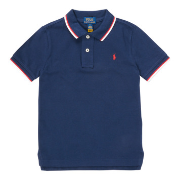 textil Dreng Polo-t-shirts m. korte ærmer Polo Ralph Lauren DILOUT Marineblå