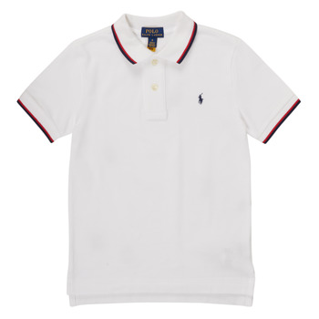 textil Dreng Polo-t-shirts m. korte ærmer Polo Ralph Lauren TOUNIADI Hvid