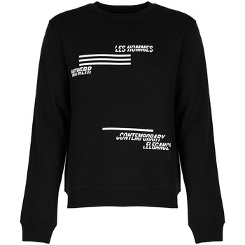 textil Herre Sweatshirts Les Hommes LJH202-757P | Sweatshirt Sort