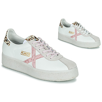 Sko Dame Lave sneakers Munich BARRU SKY Hvid / Pink / Leopard