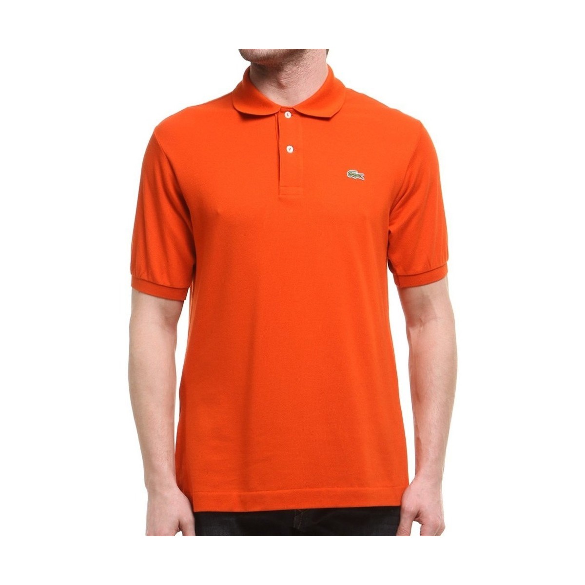 textil Herre T-shirts m. korte ærmer Lacoste L1212WU9 Orange