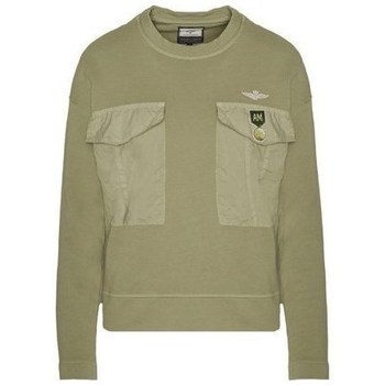 textil Dame Sweatshirts Aeronautica Militare FE1617DF43439 Oliven