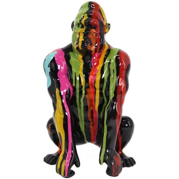 Indretning Små statuer og figurer Signes Grimalt Gorilla Graffiti Figur Flerfarvet