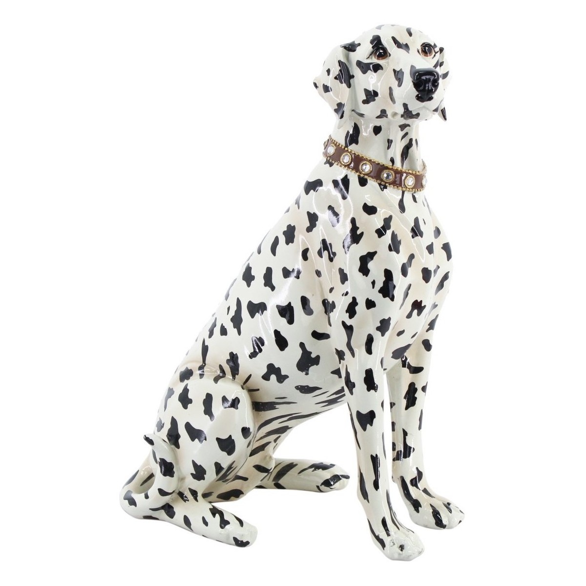 Indretning Små statuer og figurer Signes Grimalt Dalmatinerhundfigur Hvid