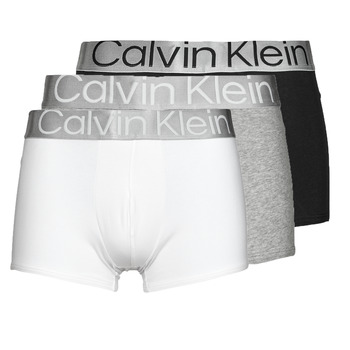 Undertøj Herre Trunks Calvin Klein Jeans TRUNK X3 Sort / Grå / Hvid