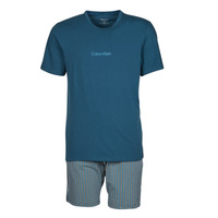 textil Herre Pyjamas / Natskjorte Calvin Klein Jeans SHORT SET Marineblå