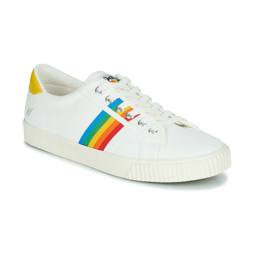 Sko Dame Lave sneakers Gola Tennis Mark Cox Rainbow II Hvid / Flerfarvet