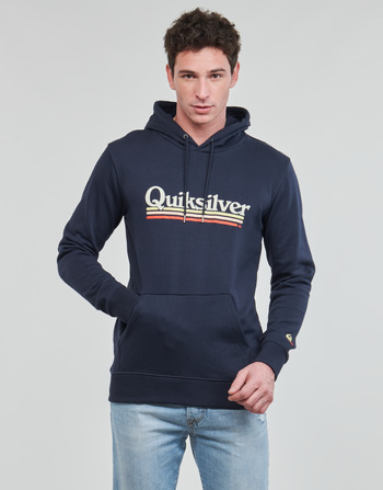 textil Herre Sweatshirts Quiksilver ON THE LINE HOOD Blå