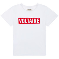 textil Dreng T-shirts m. korte ærmer Zadig & Voltaire EPICEE Hvid