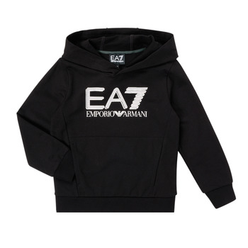 textil Dreng Sweatshirts Emporio Armani EA7 CITRONE Sort