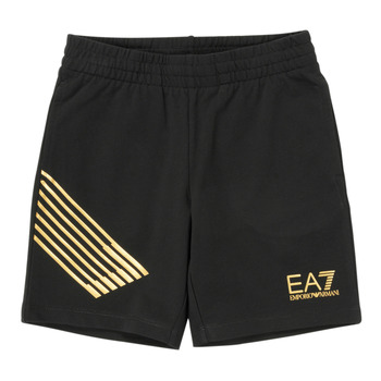 textil Dreng Shorts Emporio Armani EA7 TURO Sort