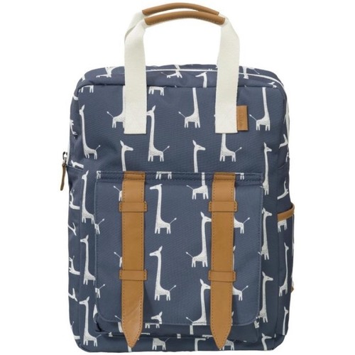 Tasker Børn Rygsække
 Fresk Giraffe Backpack - Blue Blå