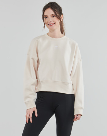 textil Dame Sweatshirts adidas Originals SWEATSHIRT Beige