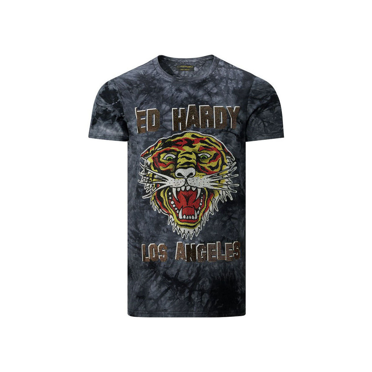 textil Herre T-shirts m. korte ærmer Ed Hardy Los tigre t-shirt black Sort