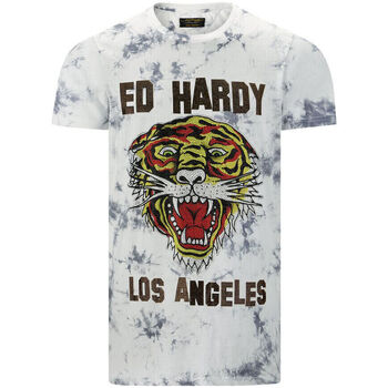 textil Herre T-shirts m. korte ærmer Ed Hardy - Los tigre t-shirt white Hvid