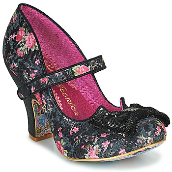 Sko Dame Højhælede sko Irregular Choice Fancy That Sort / Pink