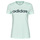 textil Dame T-shirts m. korte ærmer adidas Performance LIN T-SHIRT Is / Mynte / Legende / Blæk