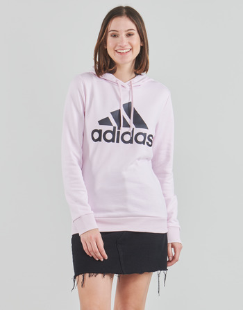 textil Dame Sweatshirts adidas Performance BL FT HOODED SWEAT Almost / Pink / Sort