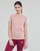 textil Dame T-shirts m. korte ærmer adidas Performance 3 Stripes T-SHIRT Vidunder / Violet / Hvid