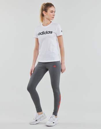 Adidas Sportswear LIN Leggings Mørk / Grå / Lyng / Vivid / Rød