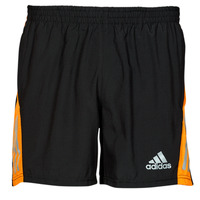 textil Herre Shorts adidas Performance OWN THE RUN SHORTS Sort / Orange / Rush / Sølv