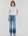 textil Dame Jeans med vide ben Le Temps des Cerises JFFLARE0W9040 Blå
