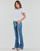 textil Dame Jeans med vide ben Le Temps des Cerises JFFLARE0W9040 Blå