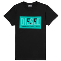 textil Børn T-shirts m. korte ærmer Diesel TMILEY Sort