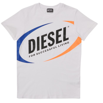 textil Dreng T-shirts m. korte ærmer Diesel MTEDMOS Hvid
