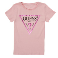 textil Pige T-shirts m. korte ærmer Guess LIO Pink