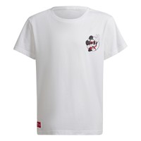 textil Børn T-shirts m. korte ærmer adidas Originals DEANA Hvid