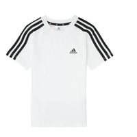 textil Dreng T-shirts m. korte ærmer adidas Performance EMBARKA Hvid