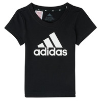 textil Pige T-shirts m. korte ærmer Adidas Sportswear FIORINE Sort