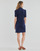 textil Dame Korte kjoler Lauren Ralph Lauren CHACE-SHORT SLEEVE-CASUAL DRESS Marineblå