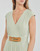textil Dame Lange kjoler Lauren Ralph Lauren VATRIZIA-SHORT SLEEVE-DAY DRESS Grøn / Lys