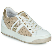 Sko Dame Lave sneakers IgI&CO 1659311 Hvid / Beige / Guld
