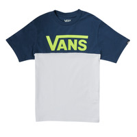textil Dreng T-shirts m. korte ærmer Vans VANS CLASSIC BLOCK SS Marineblå / Grå